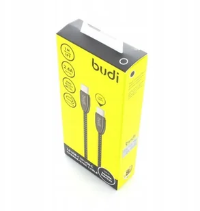 BUDI Budi Kabel USB-C do USB-C 2,4A długość 1m czarny BD160C - Kable komputerowe i do monitorów - miniaturka - grafika 2