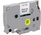 Etykiety do drukarek - Brother Zamiennik taśmy TZE-211 6mm biała/czarny - miniaturka - grafika 1