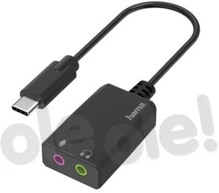 Hama USB-C 2 x Jack 3,5 mm z przewodem | - Adaptery i przejściówki - miniaturka - grafika 3