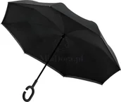 Pozostałe akcesoria do uprawy roślin - Ikonka Parasol odwrotnie otwierany składany czarny KX7788 - miniaturka - grafika 1