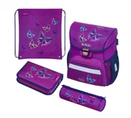 Plecaki - HERLITZ Tornister Loop plus Glitter Butterfly - miniaturka - grafika 1