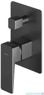 Omnires Parma zestaw podtynkowy natryskowy grafit SYSPM10GR | - Baterie umywalkowe - miniaturka - grafika 3