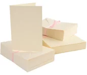 Koperty - Unbekannt DoCrafts Anita's kartki okolicznościowe do rękodzieła, A6, czyste, 100 szt., w kolorze kremowym (105 x 148 mm) ANT 1511001 - miniaturka - grafika 1