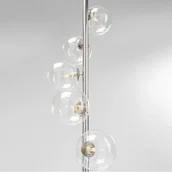 Lampy stojące - KARE Scala Balls lampa stojąca 6-punktowa, srebrna - miniaturka - grafika 1