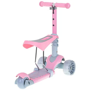 LED Hulajnoga Trójkołowa 3w1 Siedzisko Balansowa - Hulajnogi - miniaturka - grafika 8