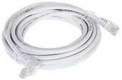 Kable - ABCVISION Pachcord RJ45/5.0-KK/W biały kat.5e 5.0m RJ45/5.0-KK/W - miniaturka - grafika 1