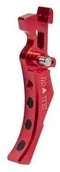 Amunicja i osprzęt ASG - Język spustowy CNC Aluminum Advanced Trigger Style D - Red (MXM-08-027728) G MXM-08-027728 - miniaturka - grafika 1