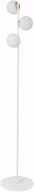 Lampy stojące - Sigma lampa stojąca loft na 3 żarówki 50204 GAMA biała lampa podłogowa do salonu klosze białe kule 50204 - miniaturka - grafika 1