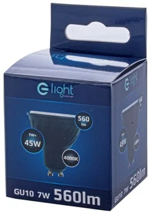 Milagro Czarna Żarówka Led 6 W Gu10 Barwa Neutralna EKZA268 - Żarówki LED - miniaturka - grafika 4