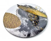 Pojemniki na przyprawy - Mondex MONDEX BLANCHE COLOURS PODTALERZ DEKORACYJNY 33 X 33 CM IMITACJA MARMURU TWORZYWO SZTUCZNE HTOS9857 4 - miniaturka - grafika 1