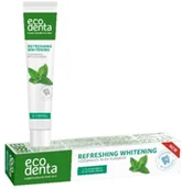 Pasty do zębów - Ecodenta BASIC Pasta do zębów odświeżająca i wybielająca z miętą pieprzową 75ml - miniaturka - grafika 1