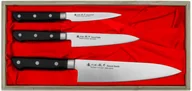 Noże kuchenne - Satake Satoru 3 Szt Czarne Noże Kuchenne Ze Stali Nierdzewnej - miniaturka - grafika 1