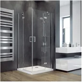 Kabiny prysznicowe - Besco Viva 195 80x80 cm VIVA195K80 - miniaturka - grafika 1