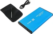 Etui na twarde dyski - Apte Apte AK88F OBUDOWA DYSKU 2,5&quot USB SATA ALU NIEBIESKA uniwersalny 4427-uniw - miniaturka - grafika 1
