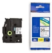 Papier do drukarek - Brother TZe-261 taśma, nadruk czarny na białym tle, 36 mm, oryginalna TZe261 - miniaturka - grafika 1