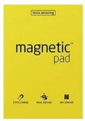 Notesy i bloczki - Magnetic Notes Niesamowity bloczek z karteczkami do notowania  Tesla, magnetyczne karteczki, trzymają się każdej powierzchni, 50 karteczek, żółty A3 MP-A3-Yellow - miniaturka - grafika 1