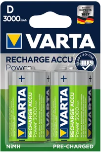 Varta baterie Akumulatorki Power Accu 3000mAh HR20/D 2szt 56720101402 - Baterie i akcesoria - miniaturka - grafika 4