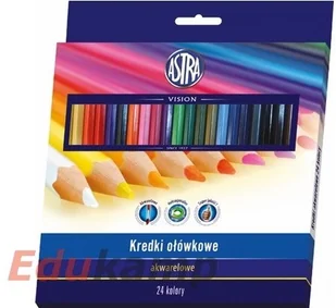 Kredki akwarelowe 24 kolory - Artykuły biurowe - miniaturka - grafika 2