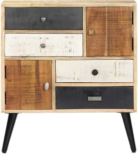 vidaXL vidaXL Szafka, 70 x 30 x 78 cm, lite drewno mango - Szafki do salonu - miniaturka - grafika 2