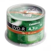 Nośniki danych - Omega Płyta DVD-R 4,7GB/120min cake 50szt. PL.051.041/4 - miniaturka - grafika 1