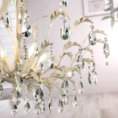 Lampy sufitowe - Euluna Żyrandol Cesta, 5-punktowy z kryształami - miniaturka - grafika 1