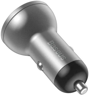 Baseus ładowarka samochodowa 2x USB 4,8A 24W z LCD srebrny (CCBX-0S) - Ładowarki do telefonów - miniaturka - grafika 20