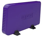 Akcesoria do komputerów stacjonarnych - Approx appHDD07P  approx 3.5 inch HDD SATA i/II Enclosure with USB 2.0 Connection, Up to 2TB, Purple (appHDD07P) AP-APPHDD07P - miniaturka - grafika 1