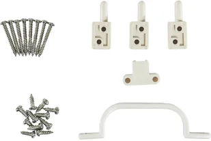 tectake Moskitiera drzwiowa ramkowa - biały 401198 - Moskitiery - miniaturka - grafika 5