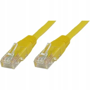 Patchcord U/utp CAT6 0.25M żółty - Patchcordy - miniaturka - grafika 2