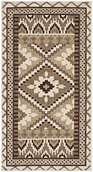 Dywany zewnętrzne - Safavieh ver096  0215 tikota Wewnętrzny/zewnętrzny dywan, włókna syntetyczne, Creme/Brązowy VER096-0215-3 - miniaturka - grafika 1