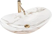 Umywalki - Rea Umywalka nablatowa Royal Lava - miniaturka - grafika 1