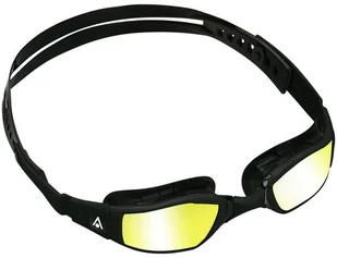 Aqua Sphere PHELPS Okularki pływackie NINJA Black Yellow Mirror - Pływanie - miniaturka - grafika 3