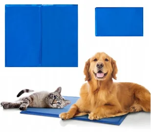 Duża Mata Chłodząca dla Zwierząt Legowisko 90x50cm - Legowiska dla psów - miniaturka - grafika 3