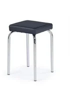 Taborety i hokery - Halmar Taboret PIRI Czarny V-NS-PIRI-PU01-TAB - miniaturka - grafika 1