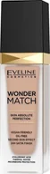 Podkłady do twarzy - Eveline Cosmetics EVELINE_Wonder Match luksusowy podkład do twarzy dopasowujący się 15 Natural 30ml 5903416017752 - miniaturka - grafika 1