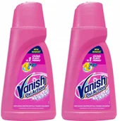 Środki do prania - Vanish Oxi Action Pink Odplamiacz do Koloru 1L x2 - miniaturka - grafika 1