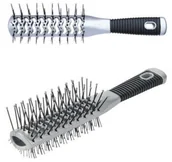 Szczotki i grzebienie do włosów - Efalock Professional szczotka typu Vent dwustronna srebrna - miniaturka - grafika 1
