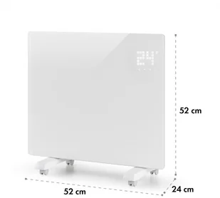 Klarstein Klarstein Bornholm Single Smart, grzejnik konwekcyjny, 1000 W, sterowanie przy użyciu aplikacji, biały ACO7-BrnhlmSnglSmrtW - Ogrzewanie przenośne - miniaturka - grafika 2