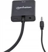 Adaptery i przejściówki - Manhattan Adapter Hdmi / jack / Vga - miniaturka - grafika 1