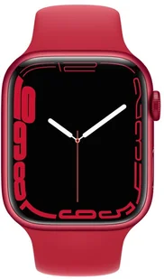 Apple Watch 7 GPS 45mm Czerwony MKN93WB/A - Smartwatch - miniaturka - grafika 4