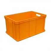 Pojemniki przemysłowe - Artech Pojemnik skrzynka plastikowa pełna EURO 300-1 ŻÓŁTA PEART 300 ŻÓŁTA PEART - miniaturka - grafika 1