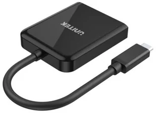 Unitek Kabel adapter V1407A USB-C - 2xDP 1.4, 8K, 60Hz V1407A - Adaptery i przejściówki - miniaturka - grafika 4