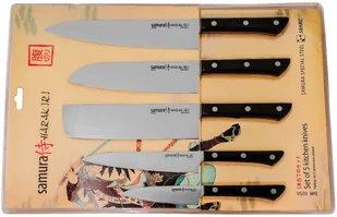 Samura Samura Harakiri zestaw 5 noży kuchennych 59HRC SHR-0250B - Noże kuchenne - miniaturka - grafika 3