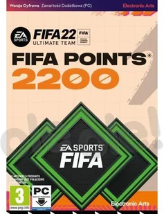 ELECTRONIC ARTS FIFA 22 Points 2200 Gra PC - Kody i doładowania cyfrowe - miniaturka - grafika 2