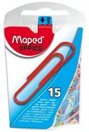 Artykuły biurowe - Maped Spinacze metalowe pokryte plastikiem 50mm 15szt. SP.207.238/4 - miniaturka - grafika 1