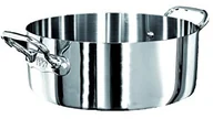 Rondle - Pentole Agnelli pentole agnelli alum10624 rynka z 2 uchwytami, aluminium, srebrny ALUM10624 - miniaturka - grafika 1