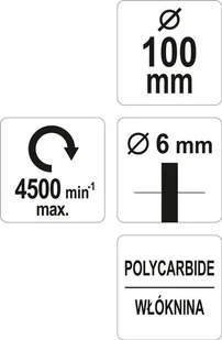 YATO SZCZOTKA TARCZOWA 100MM Z TRZPIENIEM NA WIERTARKĘ YT-47802 - Frezy - miniaturka - grafika 4