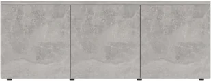 vidaXL Szafka pod TV, szarość betonu, 80x34x30 cm, płyta wiórowa - Szafki RTV - miniaturka - grafika 6