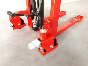 000 Wózek paletowy masztowy z szybką pompą niski udźwig 1 kg wysokość podnoszenia 0,8m długość wideł 1150 mm 00077147 - Podnośniki - miniaturka - grafika 5