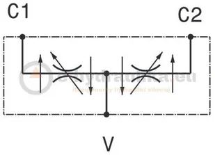 CBF Zawór CBF DFR1205-Regulujący-przepływ 1/2 Cala RF000071 - Akcesoria do hydrauliki siłowej - miniaturka - grafika 2